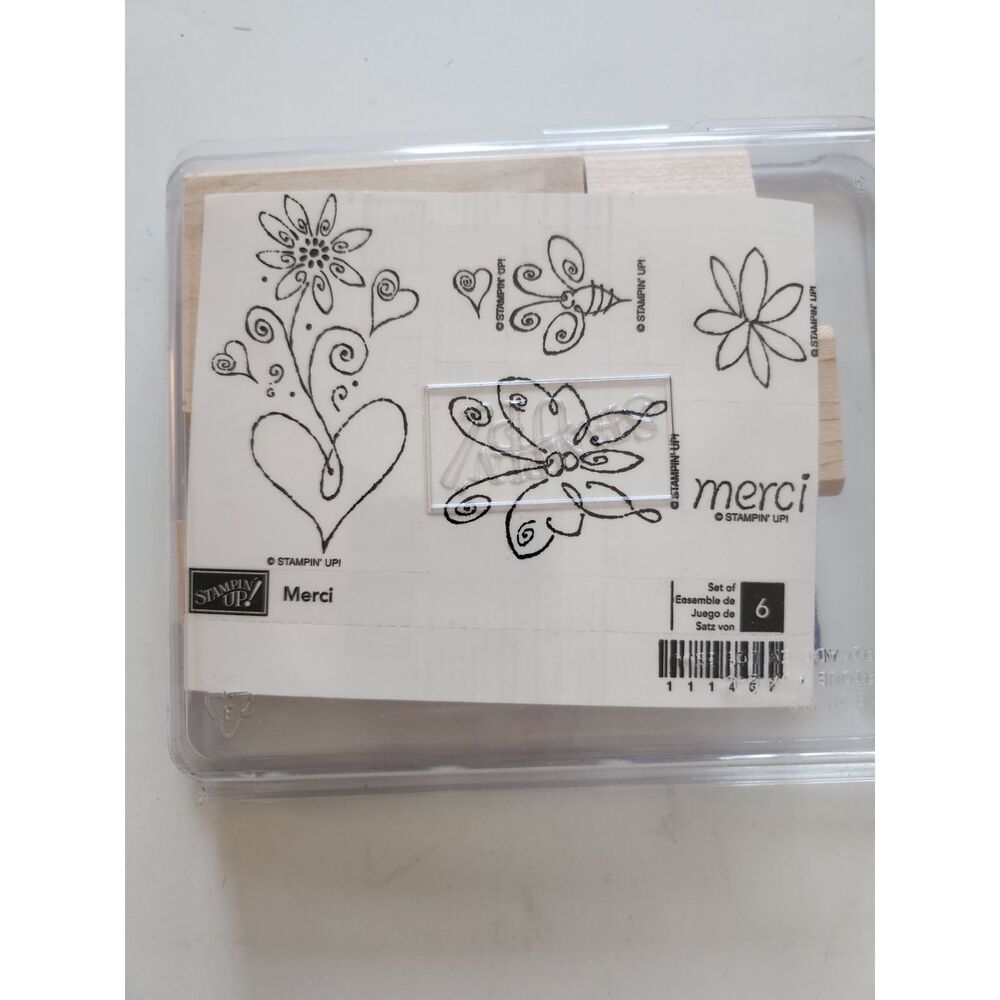 Stampin' Up! Merci / Whimsical Garden Stamp Set B24